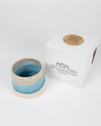 The School House Pottery Ceramic Mug with Blue Glaze