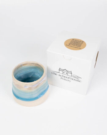 The School House Pottery Ceramic Mug with Blue Glaze