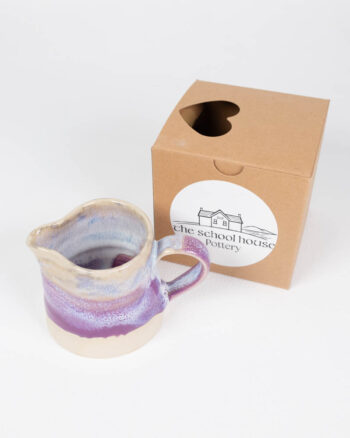 The School House Pottery Ceramic Jug with Purple Glaze