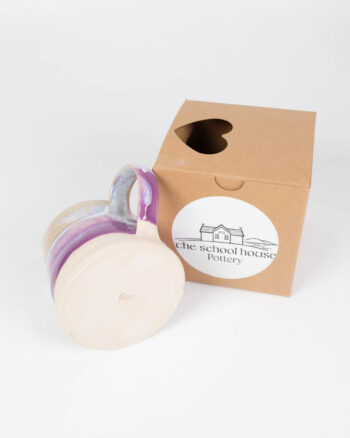 The School House Pottery Small Jug with Purple Glaze