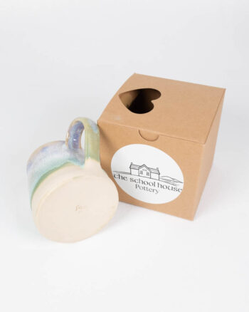 The School House Pottery Handmade Jug with Green Glaze