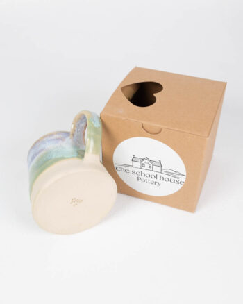 The School House Pottery Ceramic Small Jug with Green Glaze