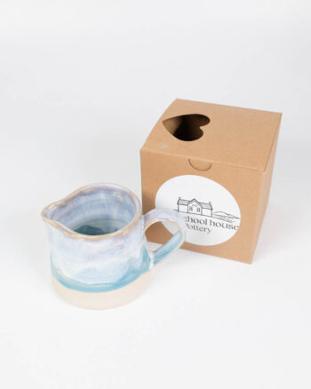 School House Pottery Blue Small Ceramic Jug