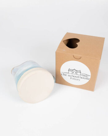 School House Pottery Blue Small Ceramic Jug