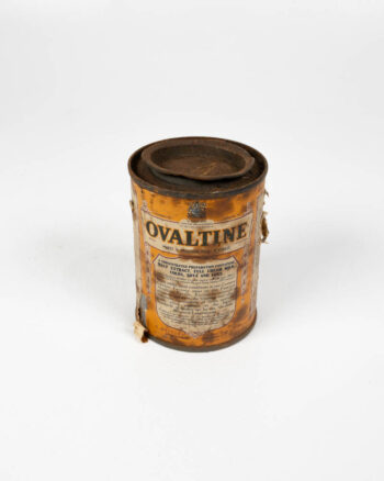 Vintage Ovaltine Tin with Original Paper Label