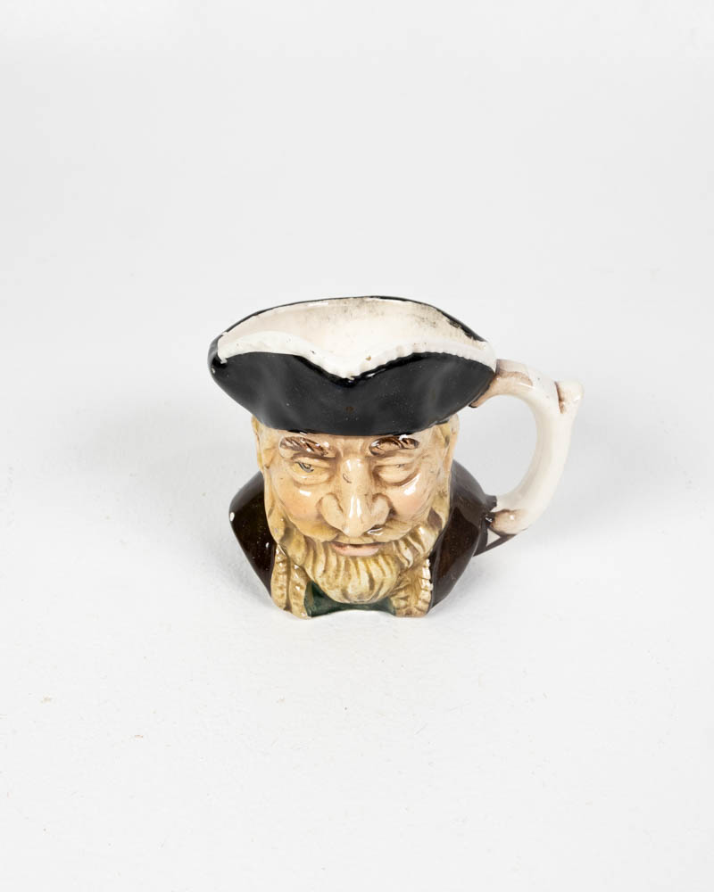 Vintage Ceramic Toby Jug with Tri-Corn Hat