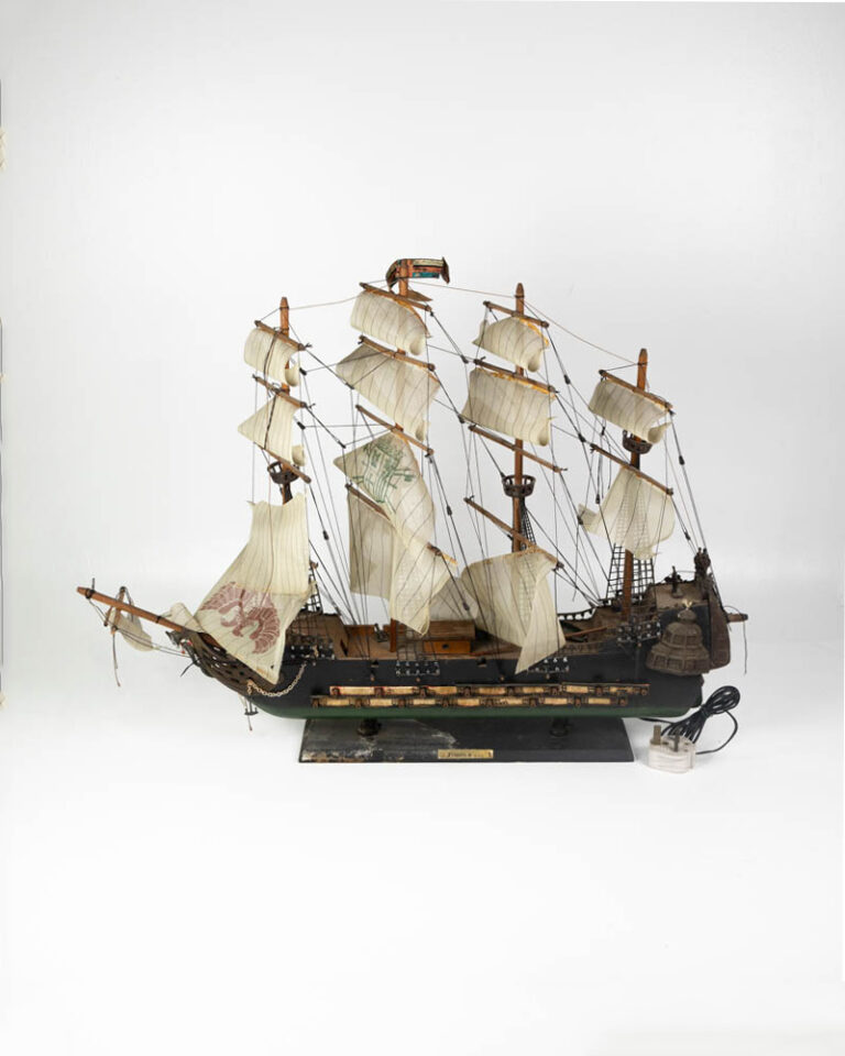 Vintage Wooden Model Ship Fraganta XVII