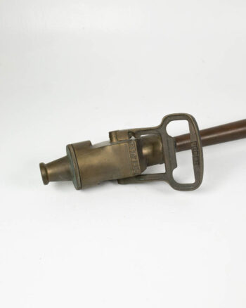 Vintage Brass Fire Hose Nozzle with Diffuser