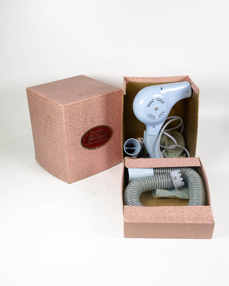 Vintage PIFcO Princess Hairdryer with Hose and Accessories