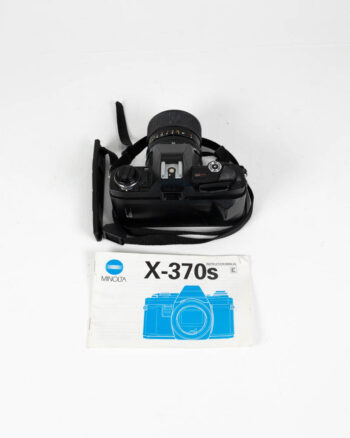 Minolta X-370s 35mm SLR Camera with Instruction Manual
