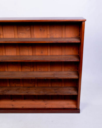 Victorian Open Front Mahogany Bookcase