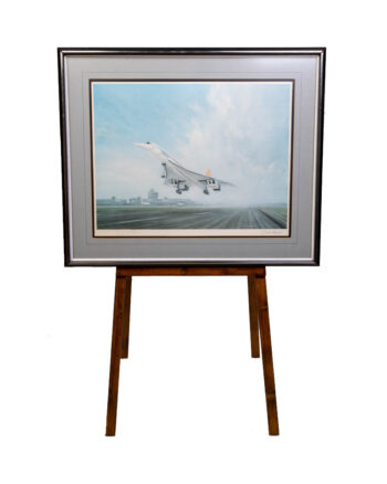 Gerald Coulson Concorde Aviation Print with Frame