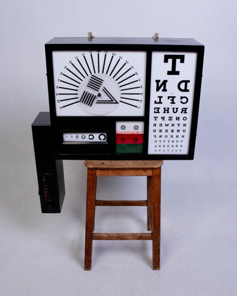 Vintage Optician's Eye Test Machine with Trial Lens