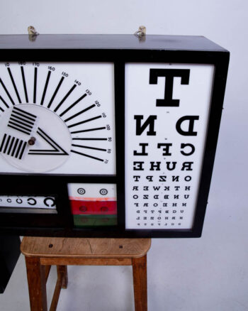 Vintage Optician’s Eye Test Machine with Trial Lens