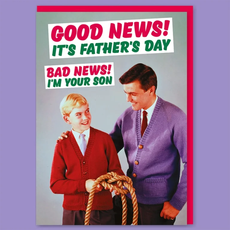 Good News It's Father's Day Greeting Greeting Card
