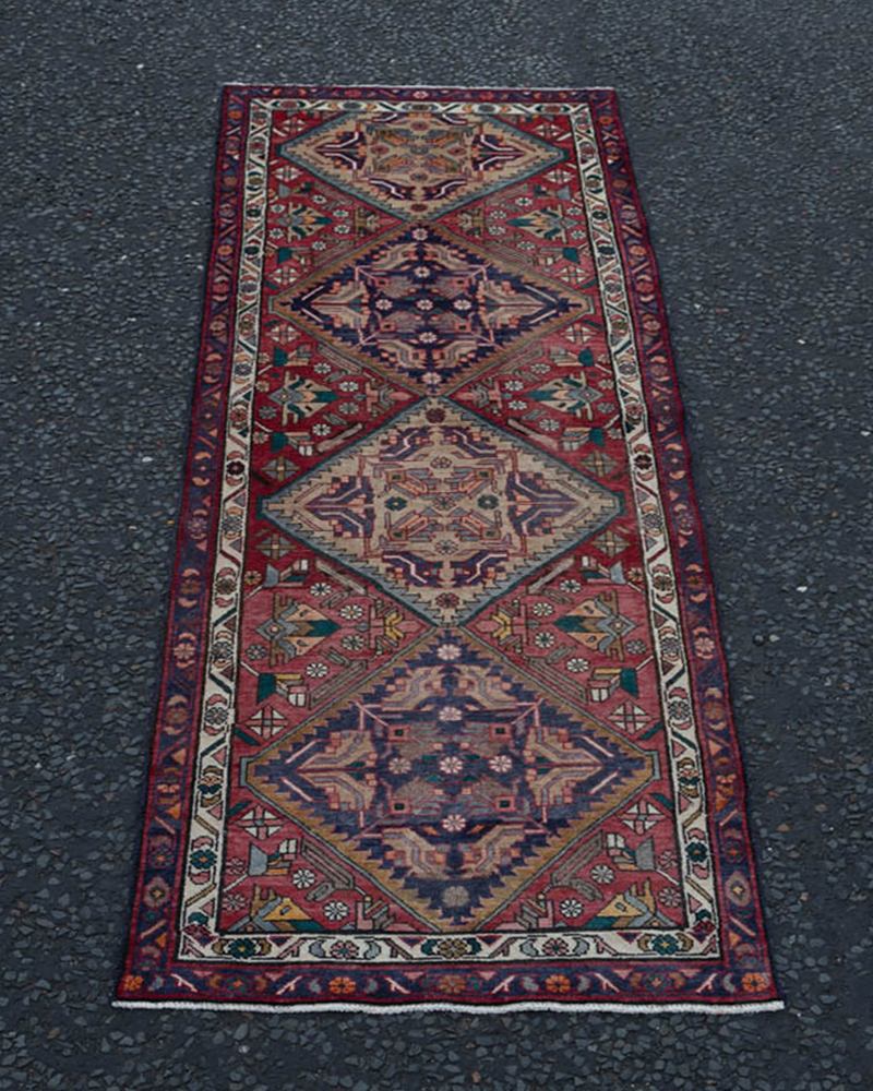 Persian Tabriz Wool Runner with All Over Pattern – MR12