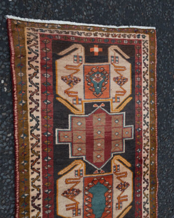 Hand Woven Persian Hamadan Wool Runner with Pattern – MR13