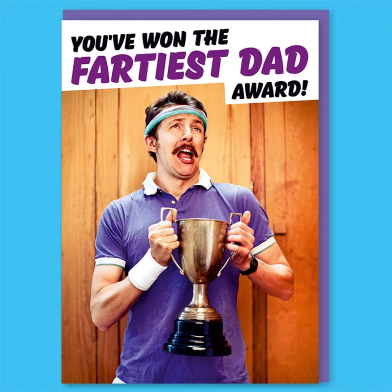 You've Won the Fartiest Dad Award Greeting Card
