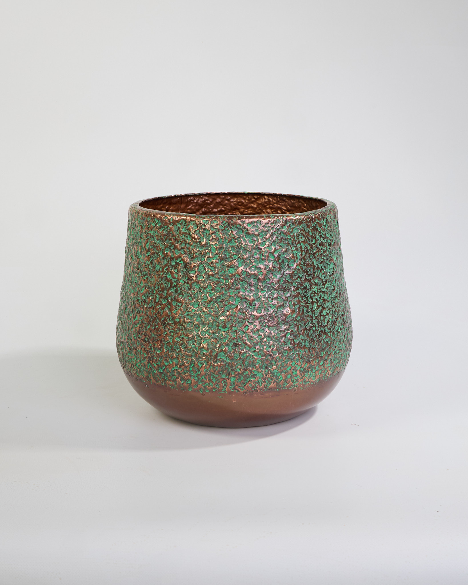 Small Aluminium Planter with Bronze Finish