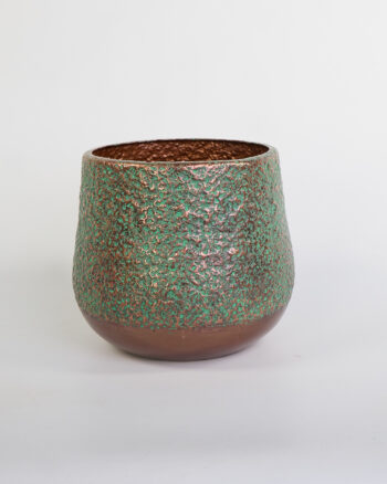 Small Aluminium Planter with Bronze Finish