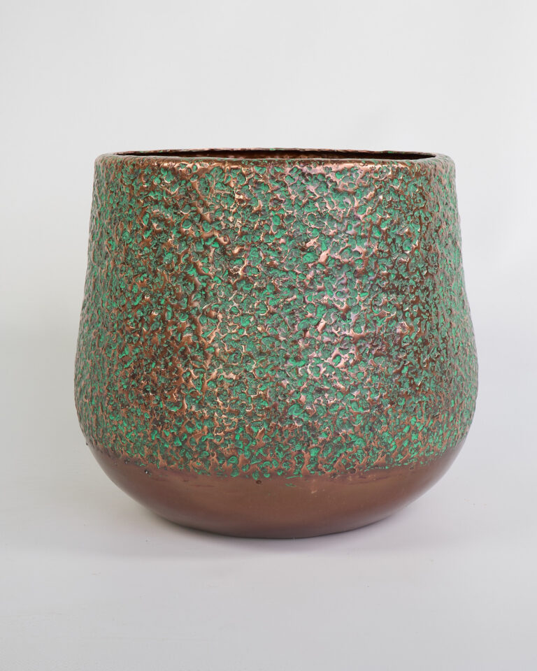 Medium Curved Aluminium Planter with Bronze Finish