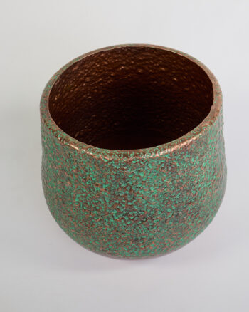 Medium Curved Aluminium Planter with Bronze Finish