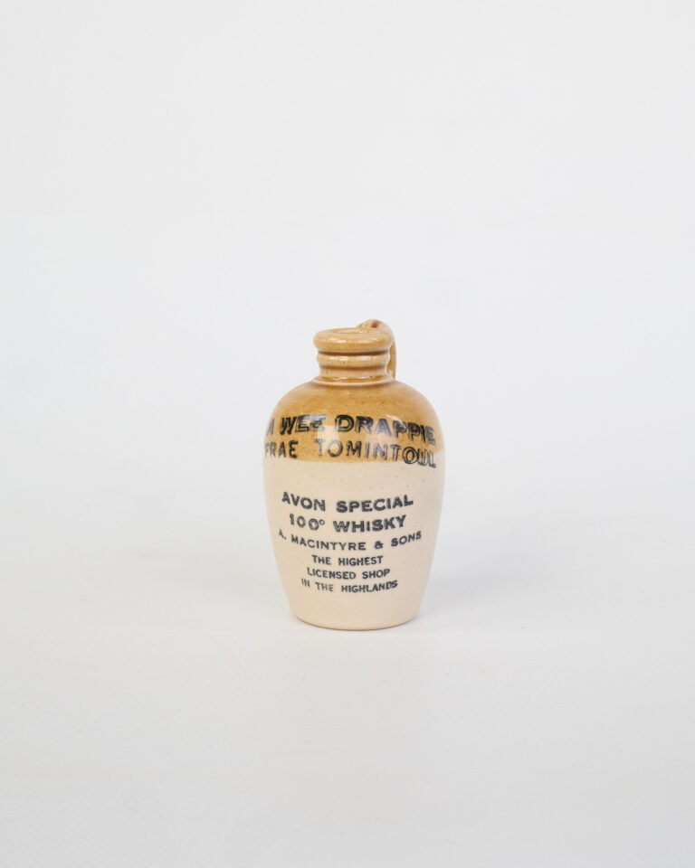Vintage Scottish Ceramic Whisky Jug "A Wee Drappie"
