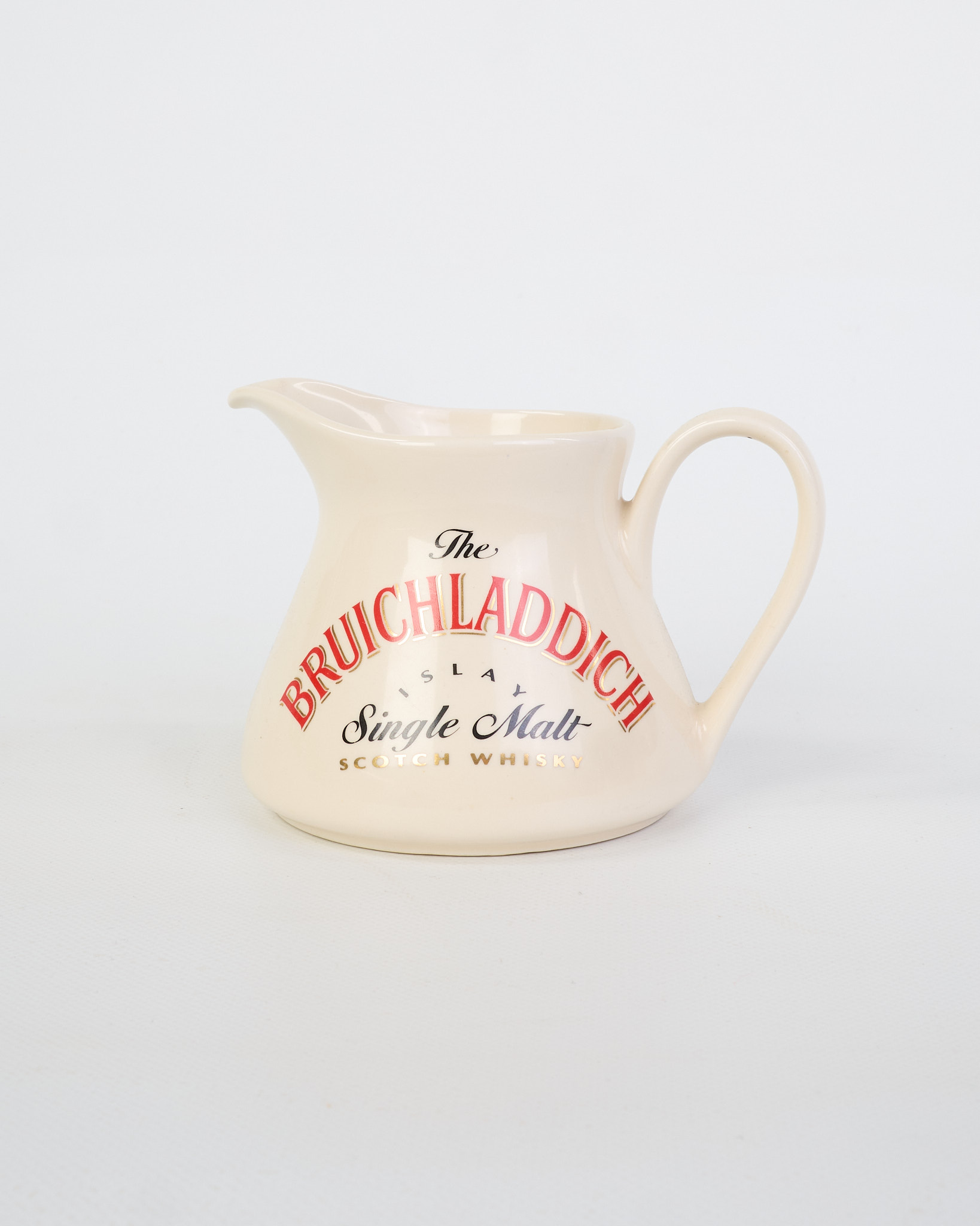 Bruichladdich Islay Whiskey Ceramic Jug with Logo