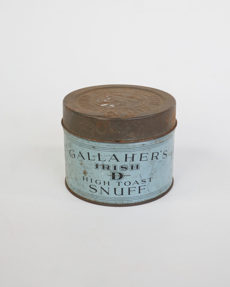 Vintage Gallagher's Irish Snuff Tin with Belfast London Mark