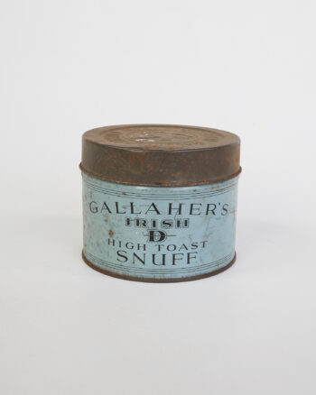 Vintage Gallagher’s Irish Snuff Tin with Belfast London Mark