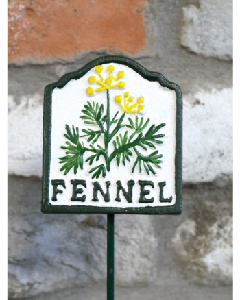 Cast Iron Fennel Garden Marker