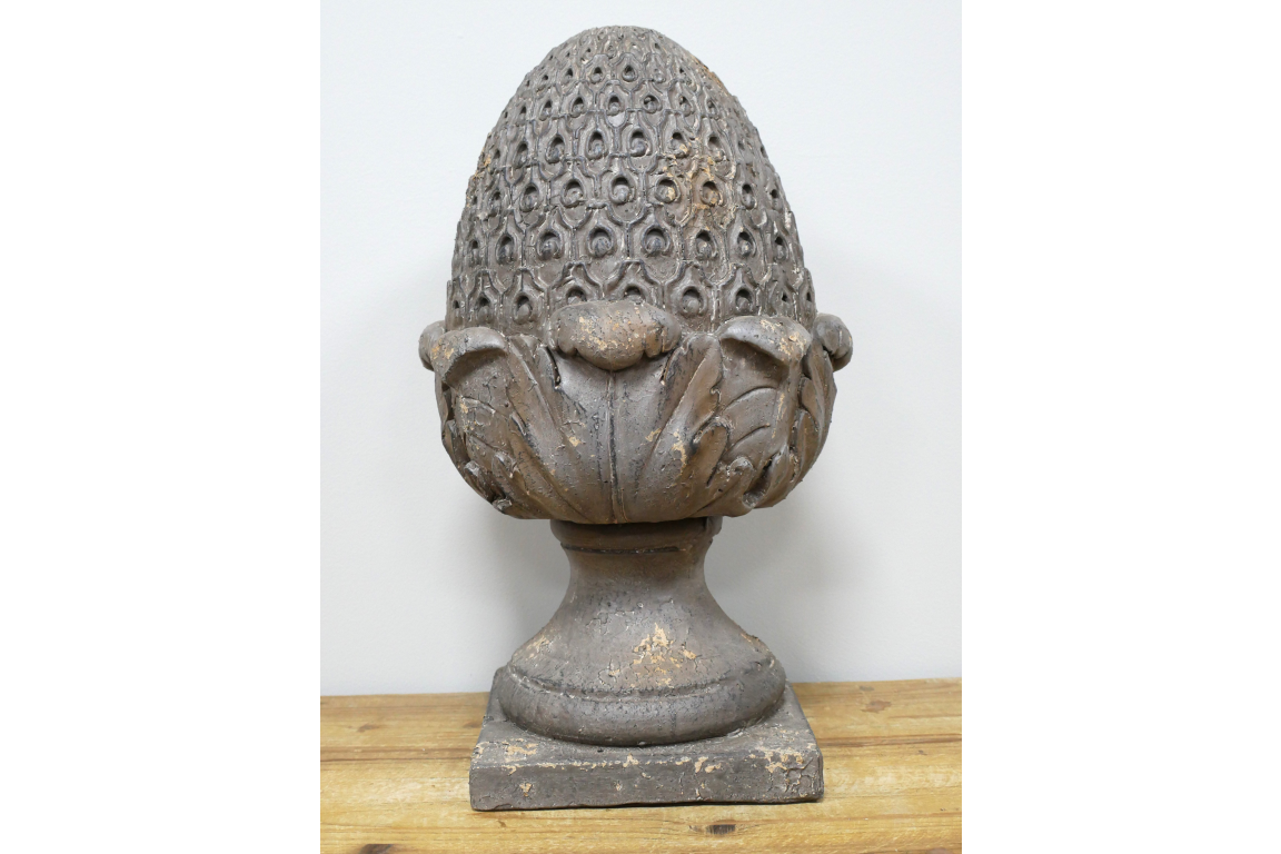 Grey Acorn Garden Ornament
