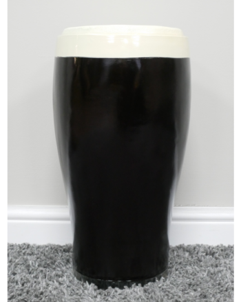 Pint of Stout Side Table with Cream Head Finish