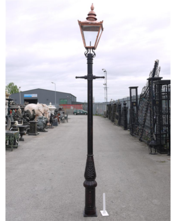 Cast Iron Ladder Bar Lamp Post & Decorative Base