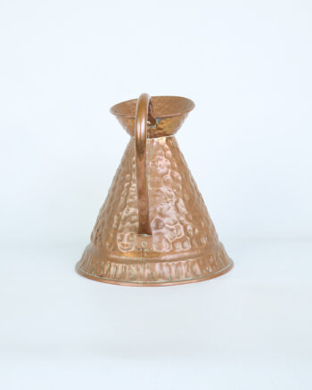 Hammered Copper Water Pitcher with Gooseneck Spout