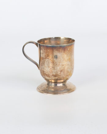 Vintage Silver Plated Presentation Cup with Handle