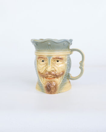 Vintage Kingston Pottery William I Toby Jug with Crown