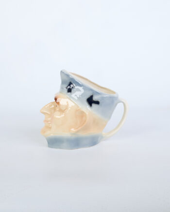 Vintage Kingston Pottery Mr Pecksniff Character Jug