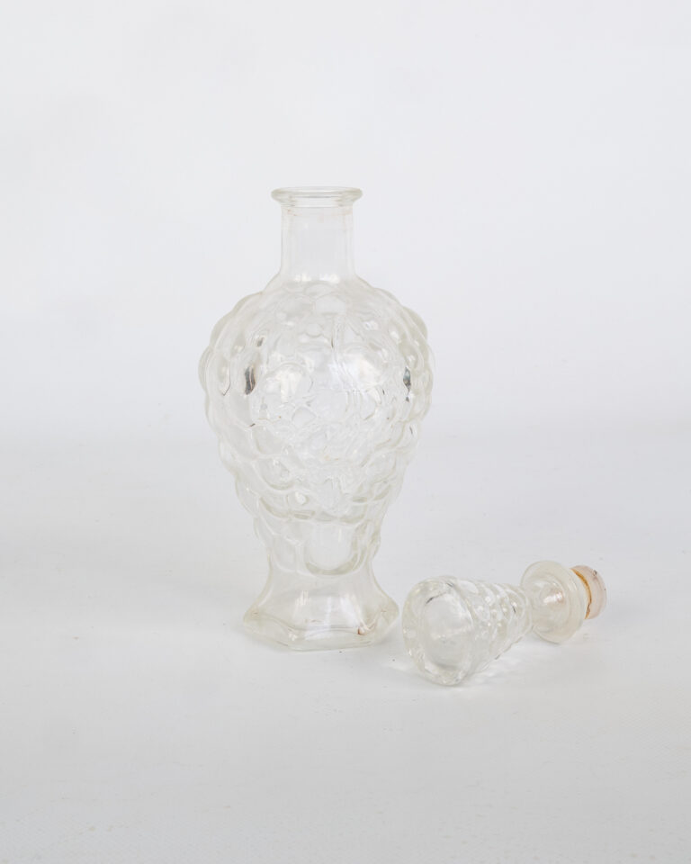 Vintage Glass Bottle with Stopper