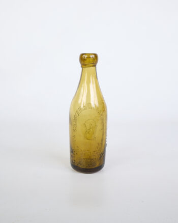 Vintage Highland Brewery Amber Glass Bottle