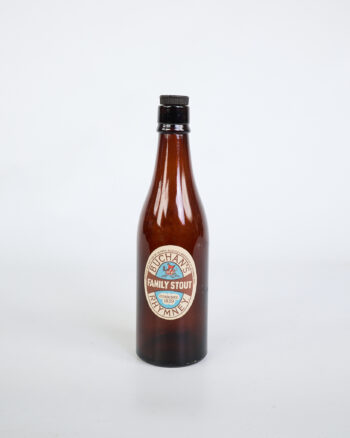 Vintage Buchan’s Family Stout Glass Beer Bottle with Label