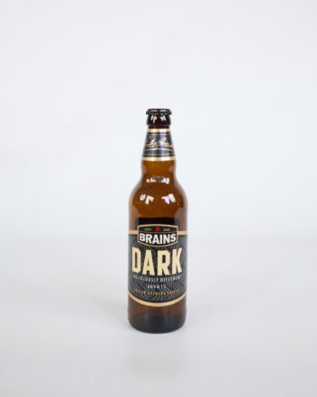 Brains Dark Beer Bottle with Label