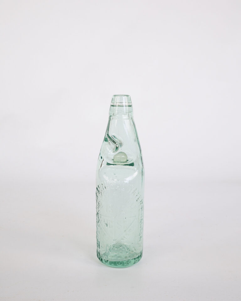 Vintage Codd Glass Bottle with Marble Stopper