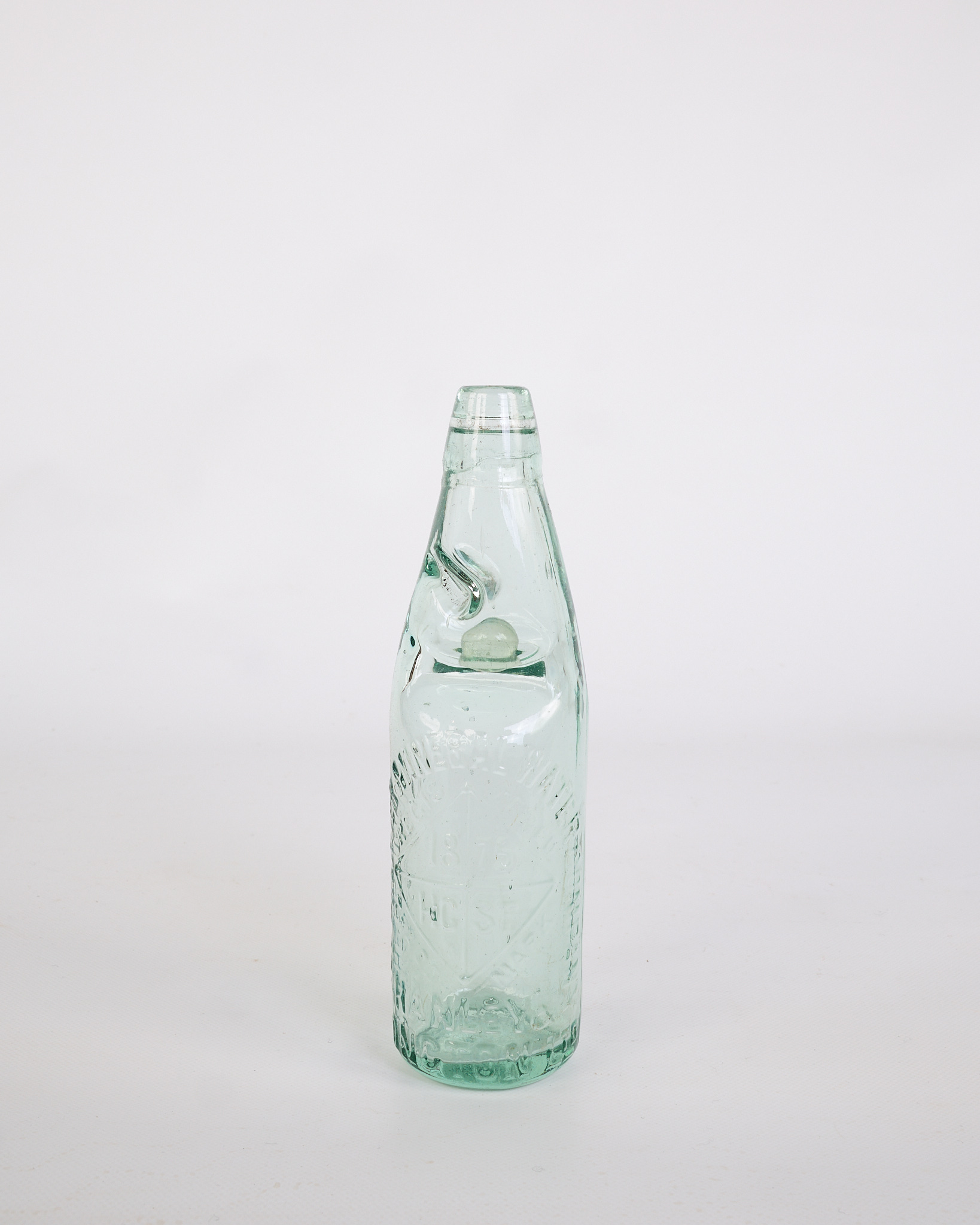 Vintage Codd Glass Bottle with Marble Stopper