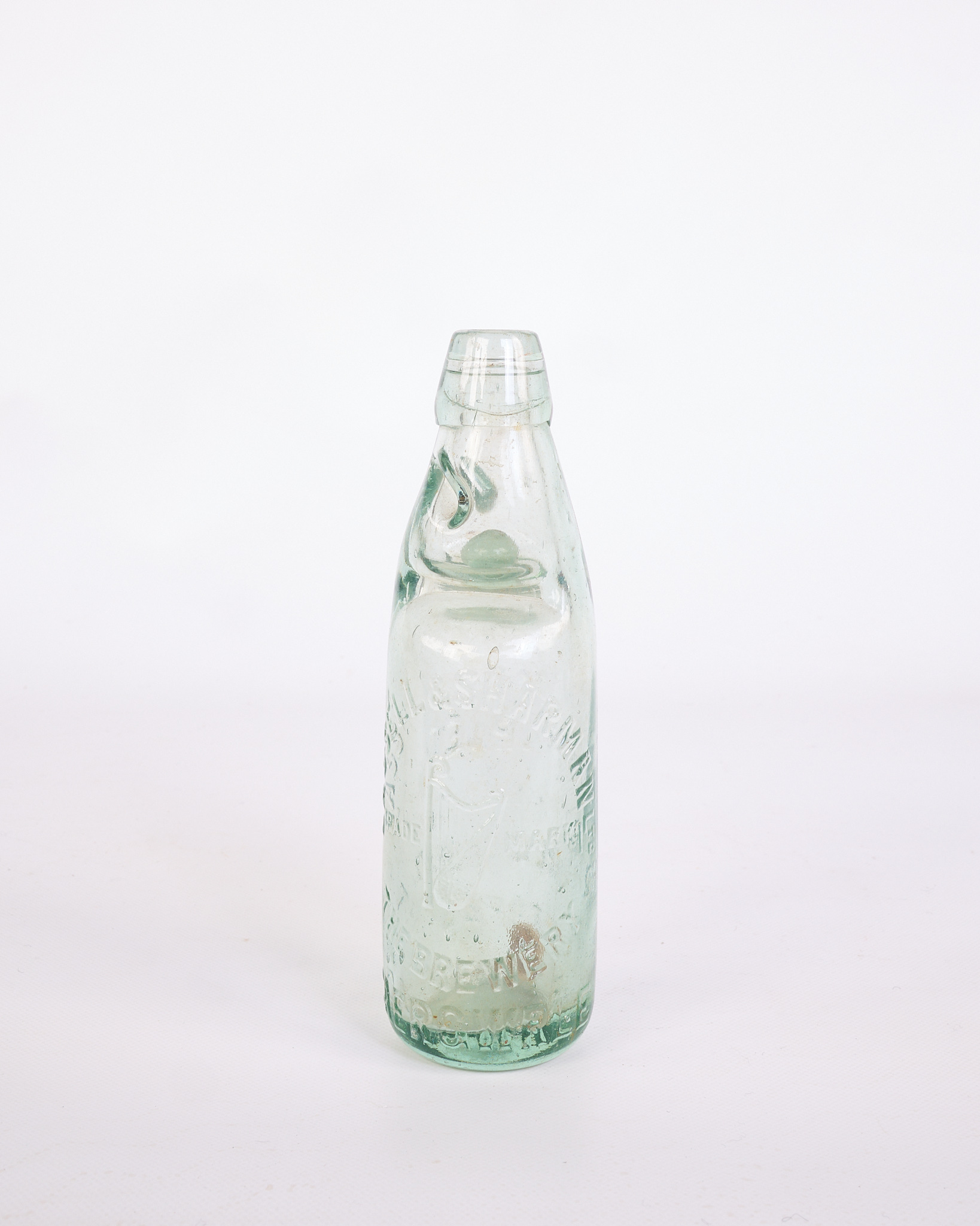Vintage Codd Glass Bottle with Marble Closure