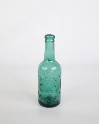 Vintage H & Fred Kear Brewery Glass Bottle Hereford