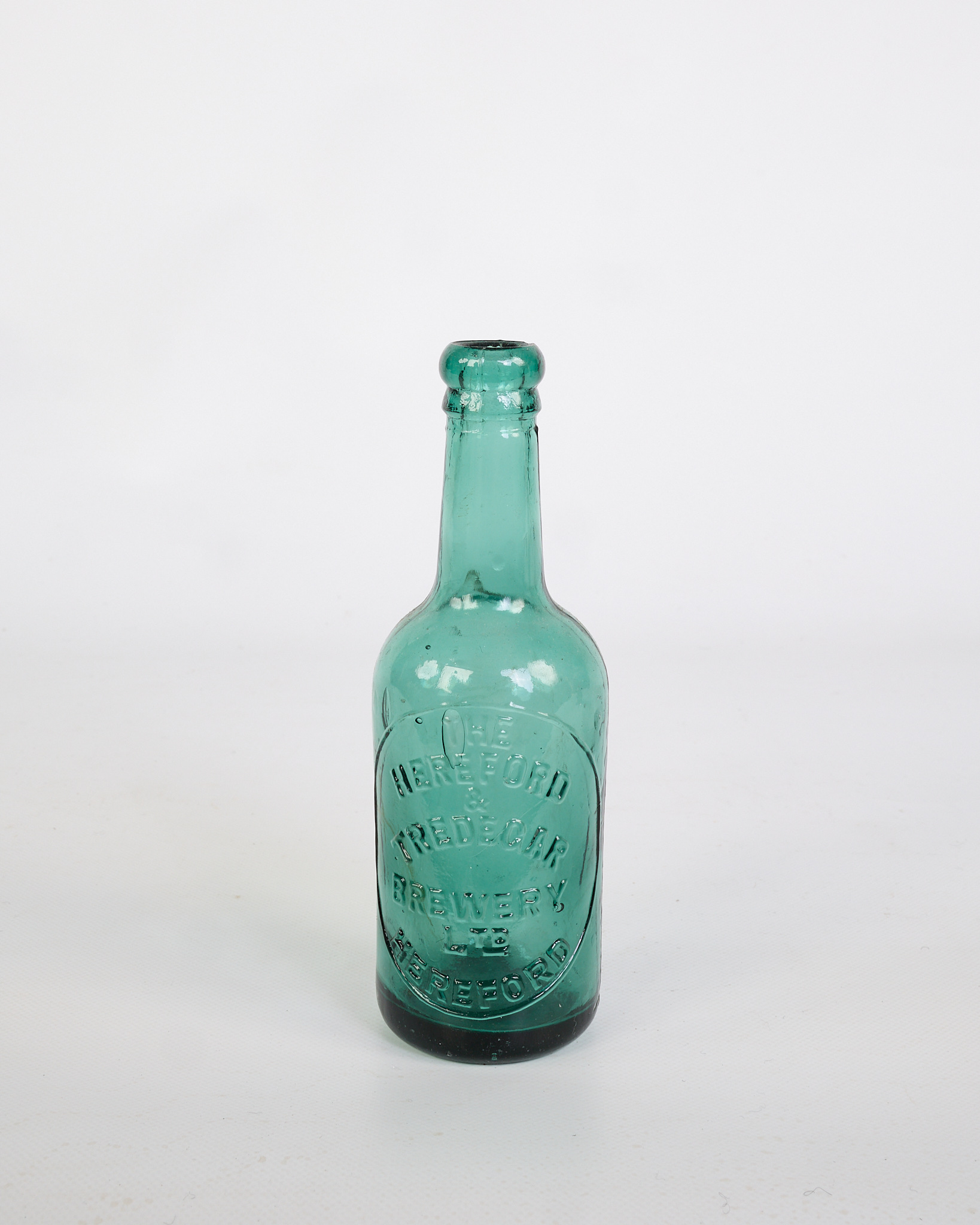 Vintage H & Fred Kear Brewery Glass Bottle Hereford