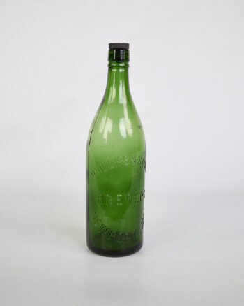 Vintage Phillips & Sons Green Glass Brewer’s Bottle