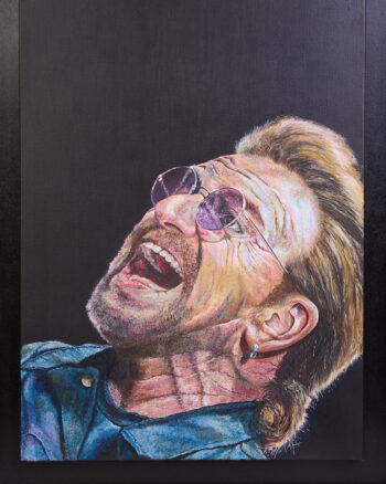 ‘Bono’ Oil on Linen Painting by Janice Lightowler