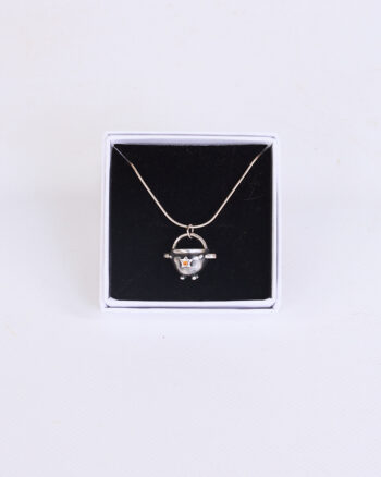 Sterling Silver Cauldron Necklace by Dog Star Silver